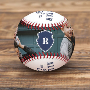 All Star Dad Gift For Dad Custom Photo & Monogram Baseball