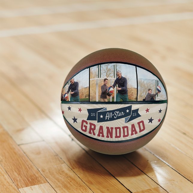 All-Star Granddad Custom Photo Basketball (Creator Uploaded)
