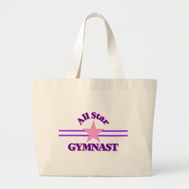 All Star Gymnast Large Tote Bag (Front)