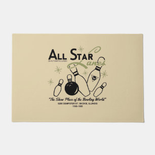 All Star Lanes, Skokie, Illinois Doormat