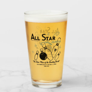 All Star Lanes, Skokie, Illinois Glass