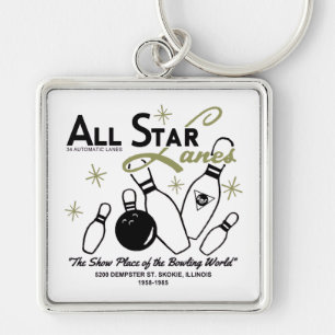 All Star Lanes, Skokie, Illinois Key Ring