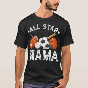 All Star Mama Of The Birthday Boy Basketball T-Shirt