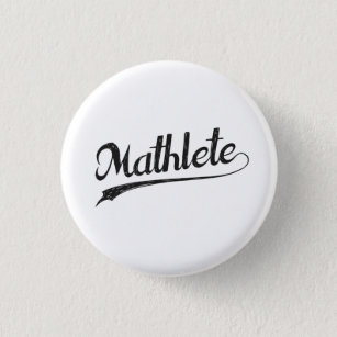 All Star Mathlete Math Athlete 3 Cm Round Badge