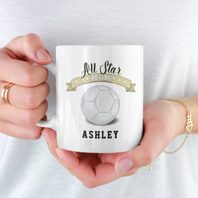 All Star Mum Volleyball Personalised Coffee Mug (Creator Uploaded)