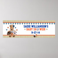 All-Star Puppies Baby Shower Banner