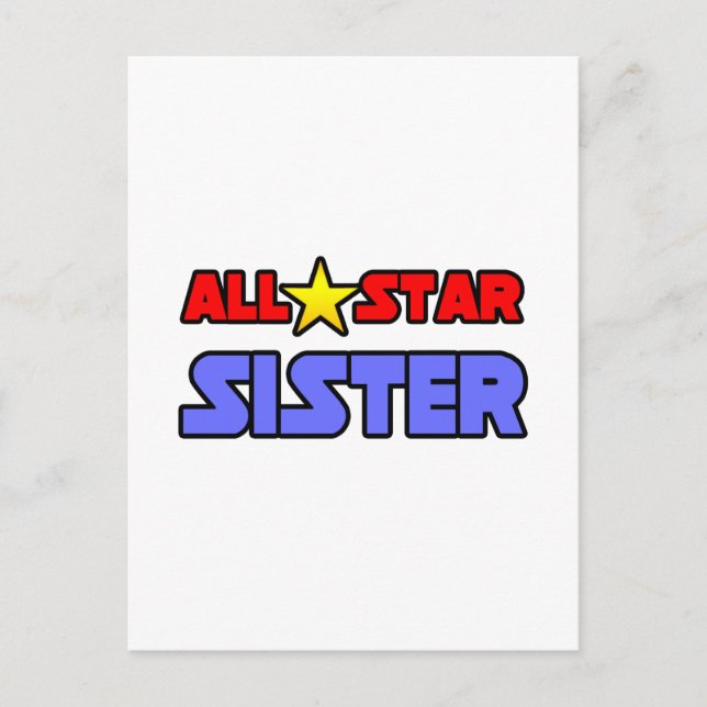 All Star Sister Postcard (Front)