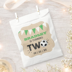 All-star Soccer Ball 2nd Birthday Party Favour Bag