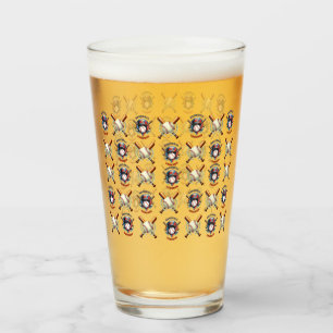 All-Star Spirit: Classic Baseball Essentials Sport Glass