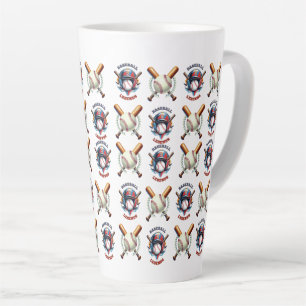 All-Star Spirit: Classic Baseball Essentials Sport Latte Mug