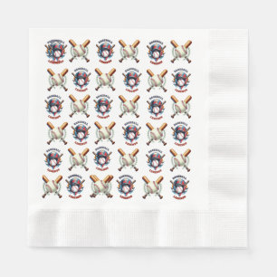 All-Star Spirit: Classic Baseball Essentials Sport Napkin