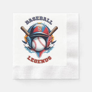 All-Star Spirit: Classic Baseball Essentials Sport Napkin