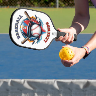 All-Star Spirit: Classic Baseball Essentials Sport Pickleball Paddle