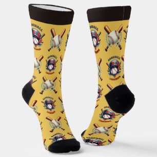 All-Star Spirit: Classic Baseball Essentials Sport Socks