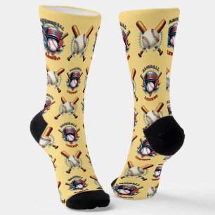 All-Star Spirit: Classic Baseball Essentials Sport Socks