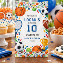 All Star Sports 10th Birthday | Boy Party