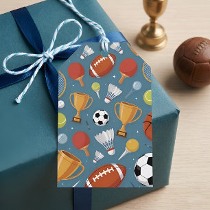 All-Star Sports Medley Party Gift Tags