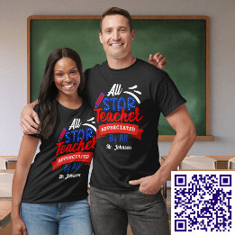 All Star Teacher Appreciated By All Name Unisex T-Shirt