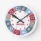 All Stars Sports theme Nursery Wall Clock