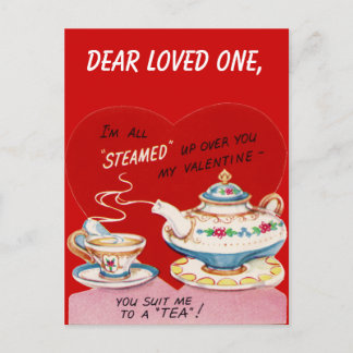 All Steamed Up Postcard