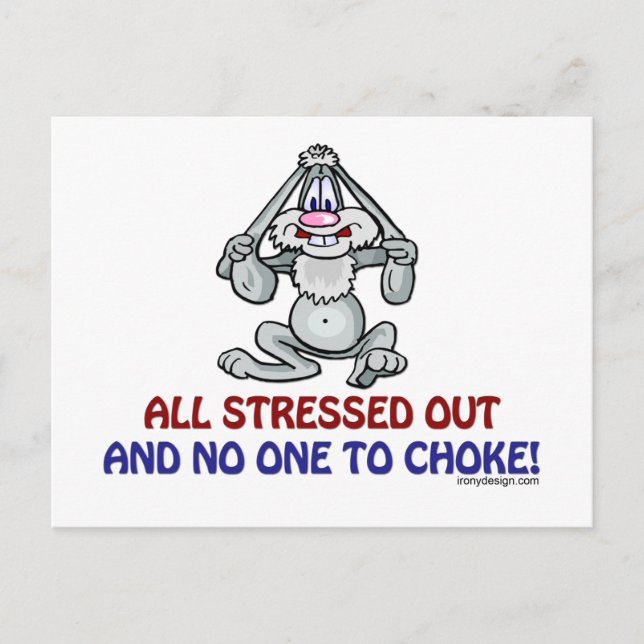 All Stressed Out Postcard (Front)