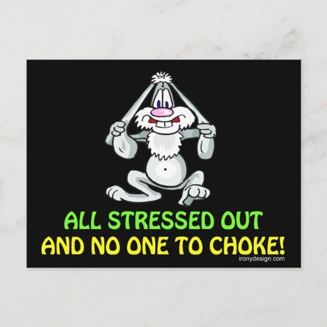All Stressed Out Postcard (Front)