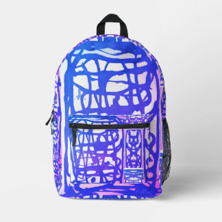 All Strings Attached Printed Backpack