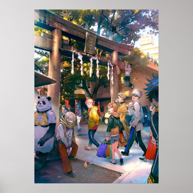 All Team Jujutsu Kaisen  Poster (Front)