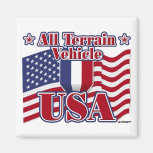 All Terrain Vehicle USA Magnet