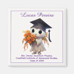 🎓 All text Chibi Physics Graduation Magnet
