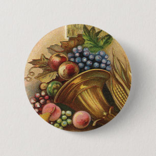 All Thanksgiving Bounty Be Thine 6 Cm Round Badge