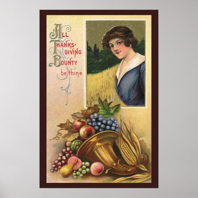 All Thanksgiving Bounty Be Thine Poster (Front)