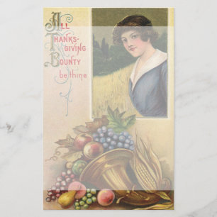 All Thanksgiving Bounty Be Thine Stationery