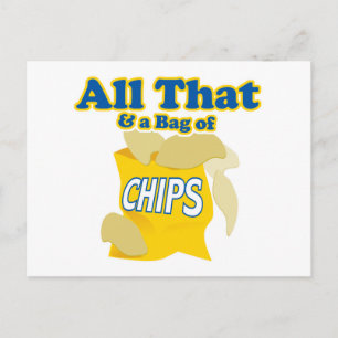 All That and a Bag of Chips Postcard