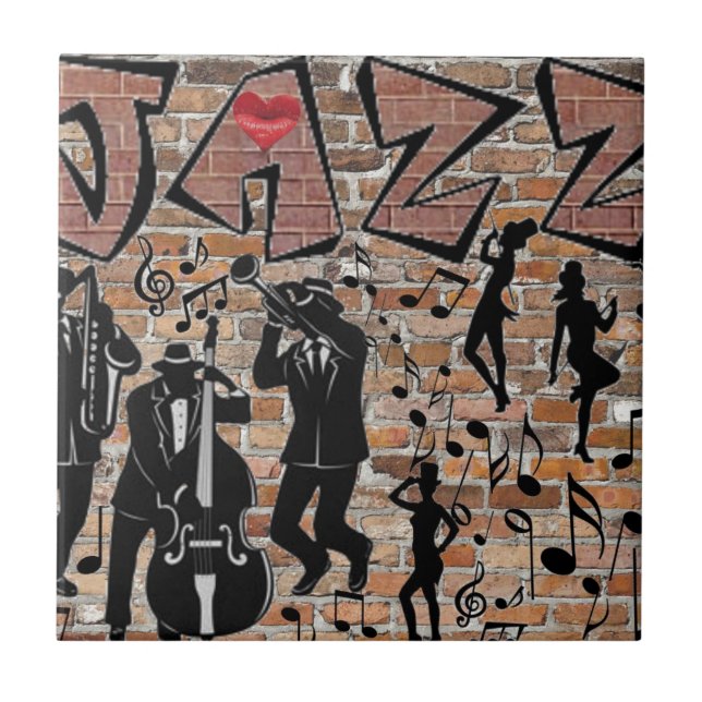 ALL THAT JAZZ CERAMIC TILE (Front)