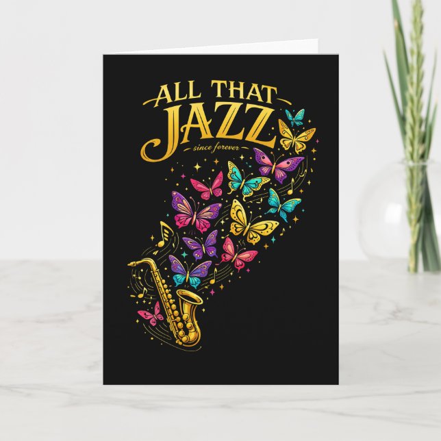 All That Jazz Holiday Card (Front)