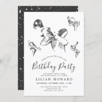 All That Jazz-Themed Birthday Party B/W