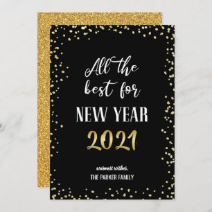 All The Best For NEW YEAR 2021   Festive Holiday Card