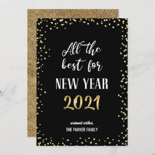 All The Best For NEW YEAR 2021   Festive Holiday Card