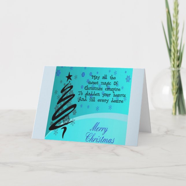 ALL THE BEST IS WISHED FOR CHRISTMAS & NEXT YEAR HOLIDAY CARD (Front)