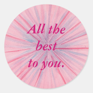 All the best to you, encouragement stickers