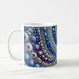 All The Blue And Purple Dots Coffee Mug