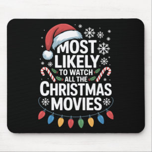 All The Christmas Movies Most Likely To Watch Holi Mouse Pad