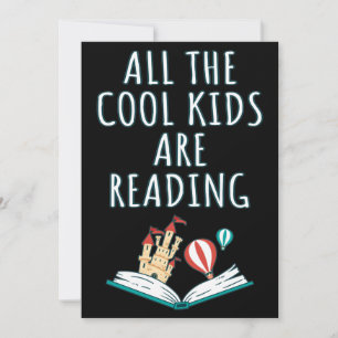 All The Cool Kids Are Reading II Invitation