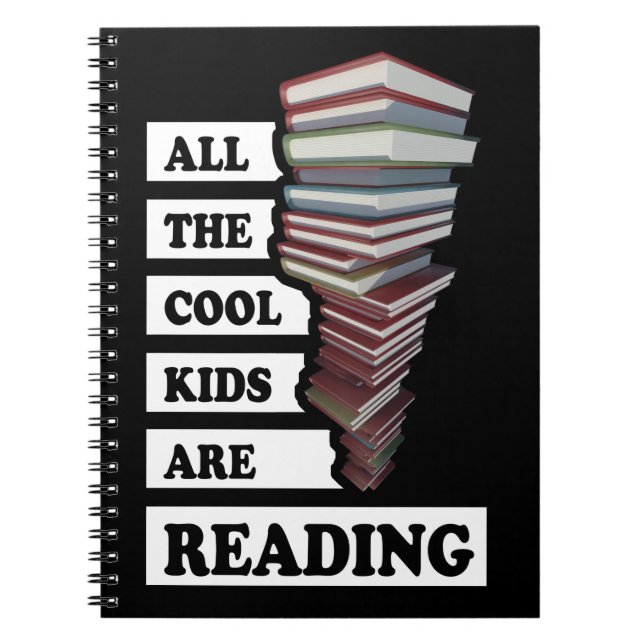 All the cool kids are reading notebook (Front)