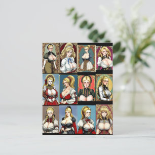 All the Faire Maidens Postcard