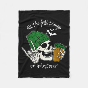 All The Fall Things Or Whatever, Western Autumn Vi Fleece Blanket