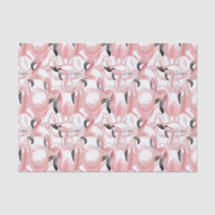 all the flamingos tissue paper