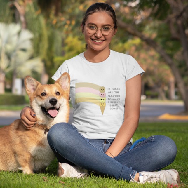 All the Flavours Ladie's Tee (Creator Uploaded)