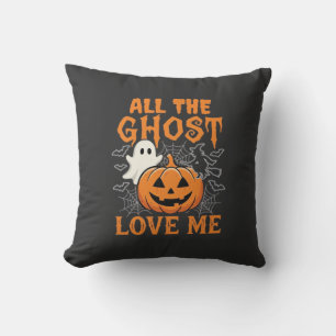 All The Ghost Love Me Halloween Design_1 Cushion